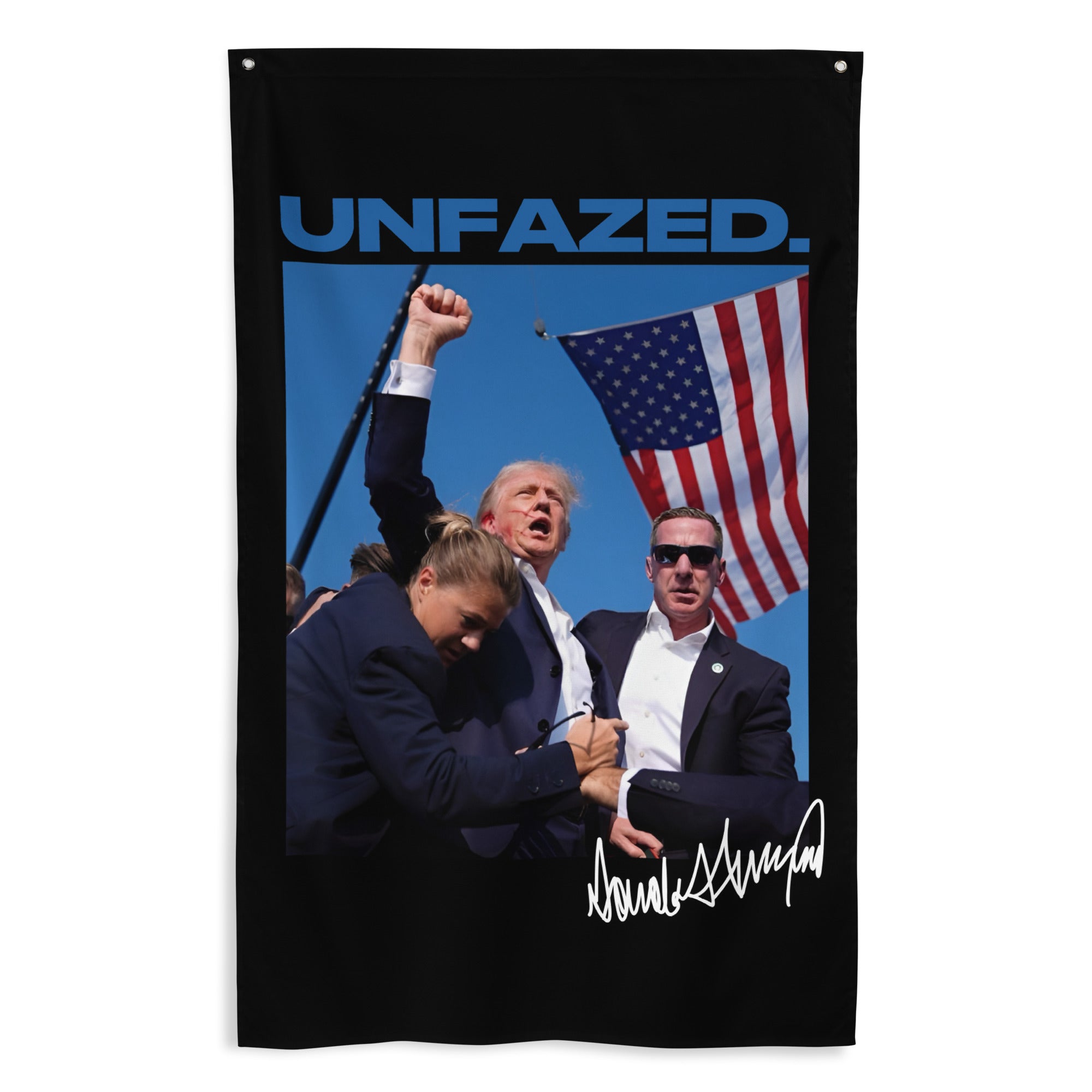 Unfazed Presidential - Flag (Black)