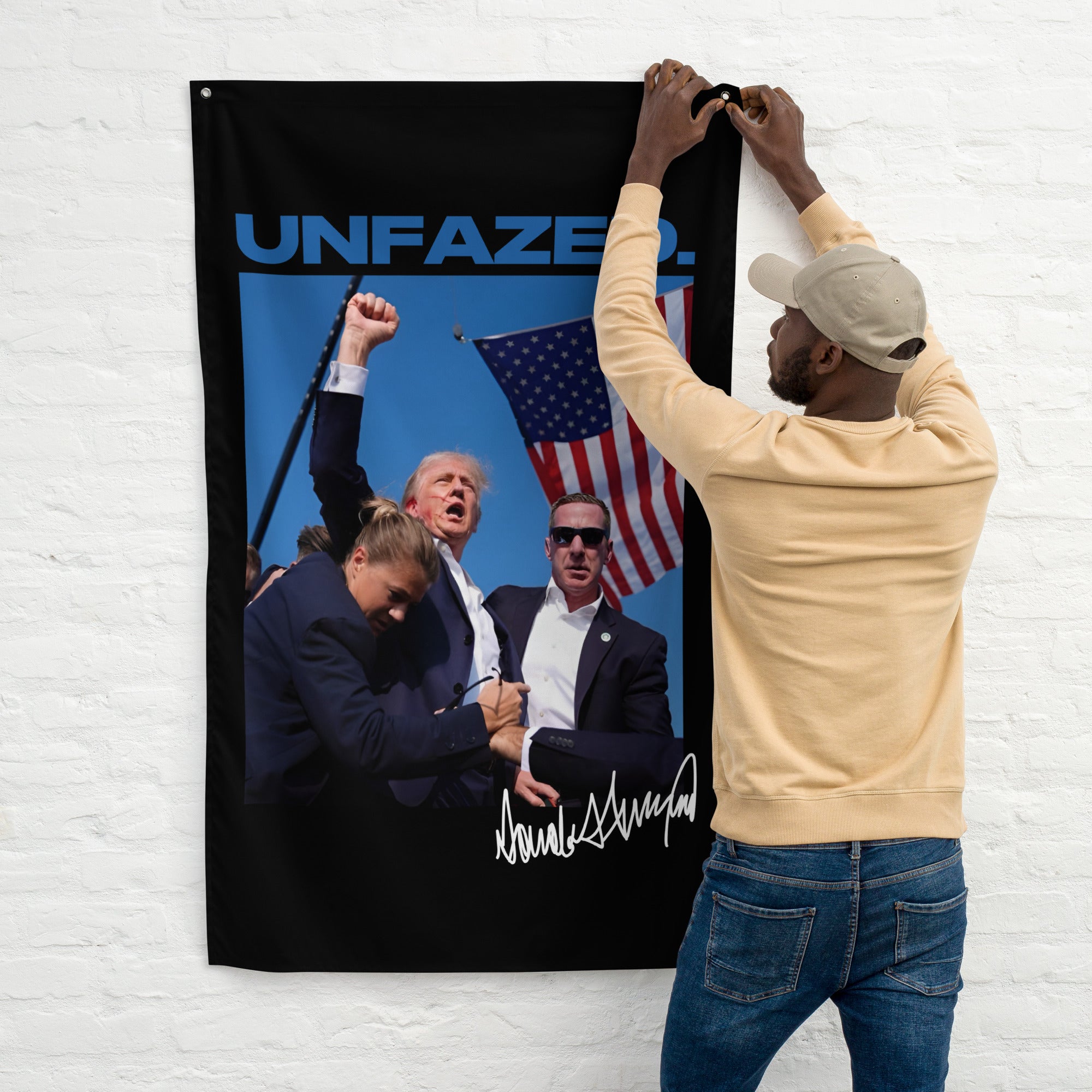 Unfazed Presidential - Flag (Black)