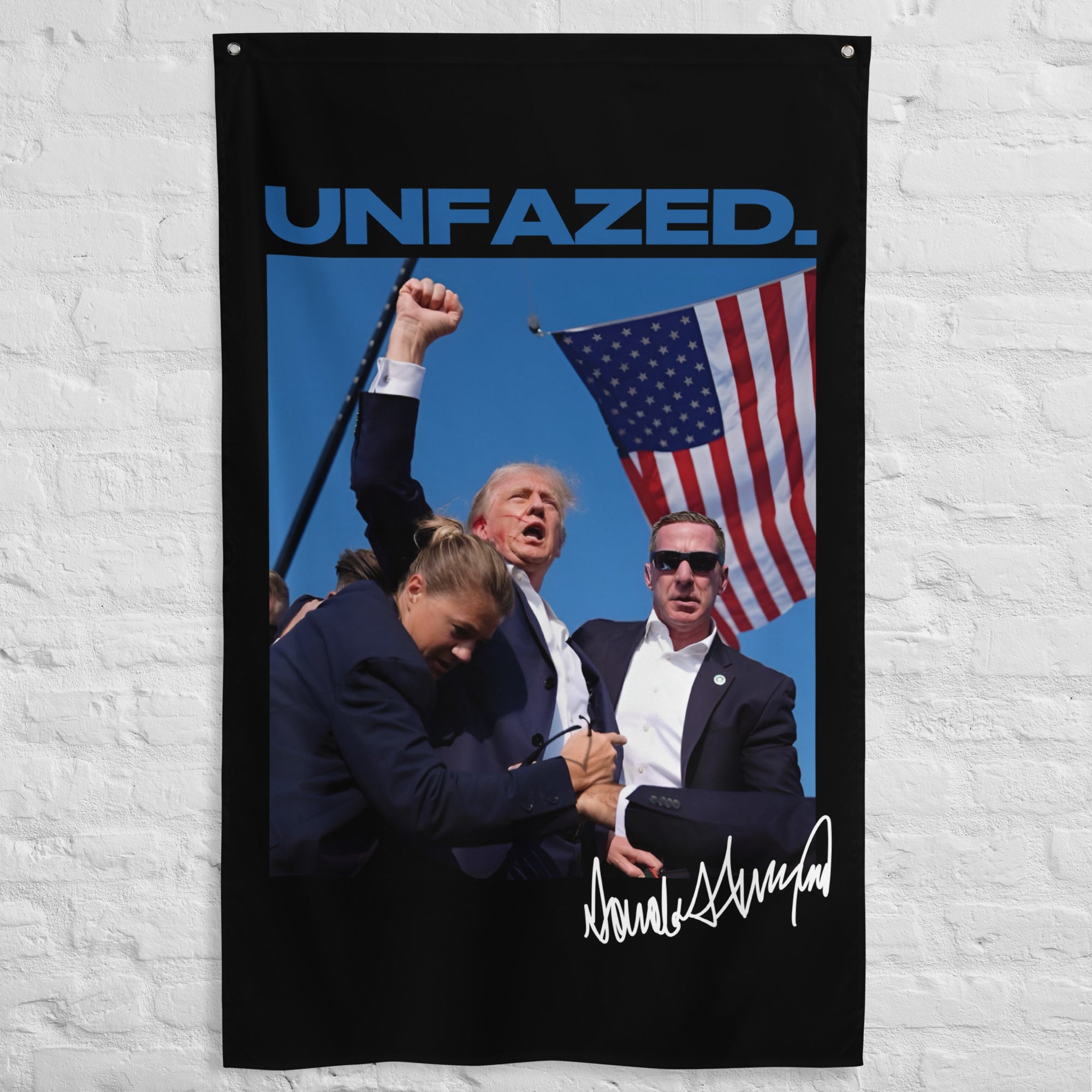 Unfazed Presidential - Flag (Black)