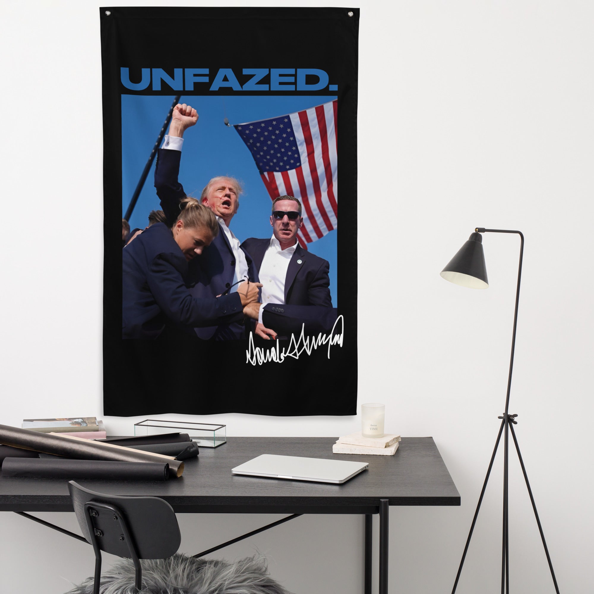 Unfazed Presidential - Flag (Black)