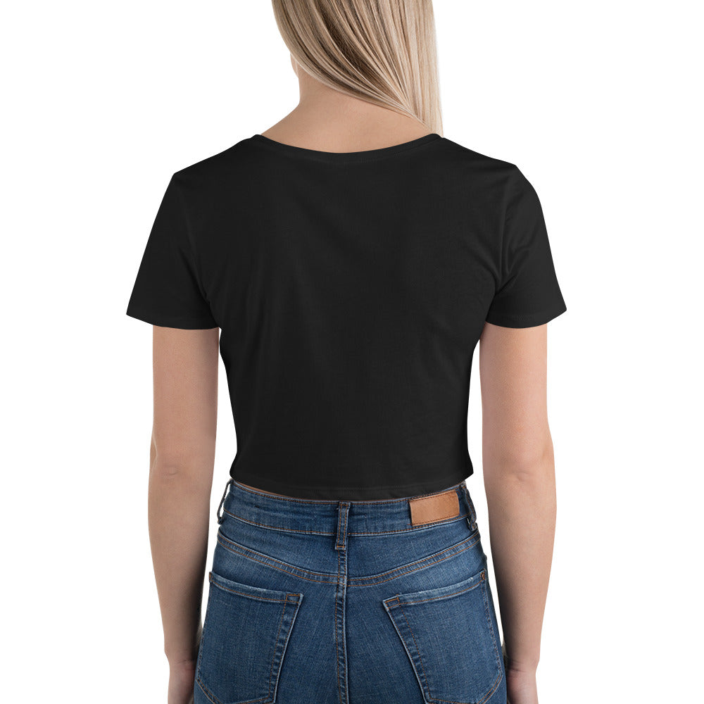 Iconic Unfazed - Women's Crop Tee (Black)